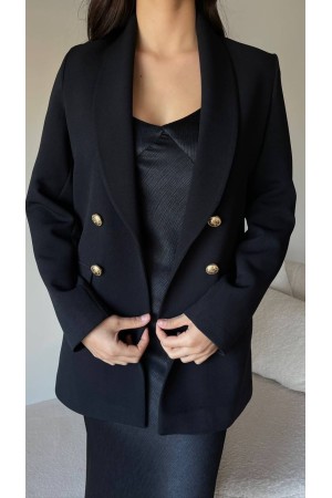 146734 TOPTAN SİYAH CEKET