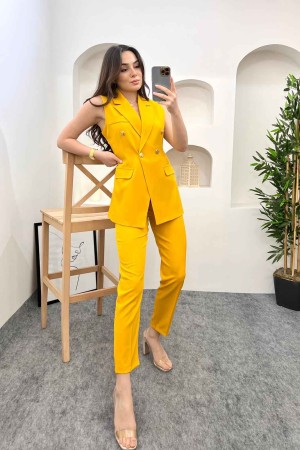 146876 TOPTAN SARI PANTOLON TAKIM