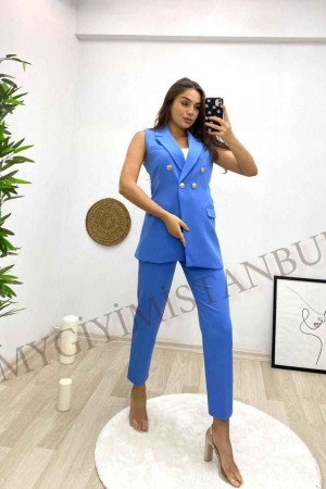 146878 TOPTAN MAVİ PANTOLON TAKIM