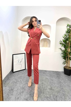 146880 TOPTAN GÜL KURUSU PANTOLON TAKIM