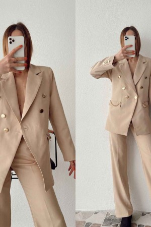 146905 TOPTAN BEJ PANTOLON TAKIM