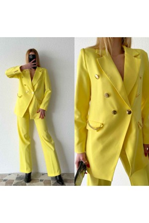 146908 TOPTAN SARI PANTOLON TAKIM