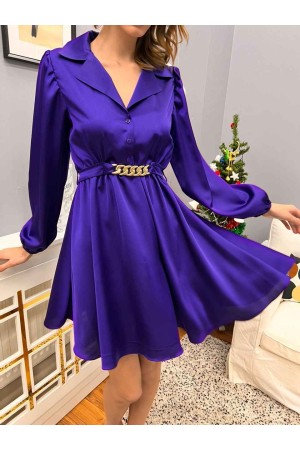 147033 TOPTAN MOR ELBİSE