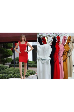 147055 TOPTAN HARDAL ELBİSE