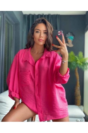 147072 TOPTAN FUŞYA GÖMLEK