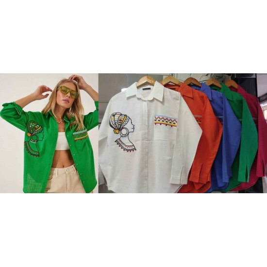 147074 TOPTAN SAKS GÖMLEK