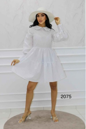 147440 TOPTAN BEYAZ ELBİSE