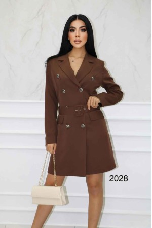 147442 TOPTAN KAHVE ELBİSE