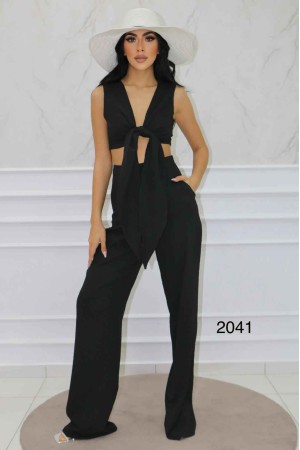 147449 TOPTAN SİYAH PANTOLON