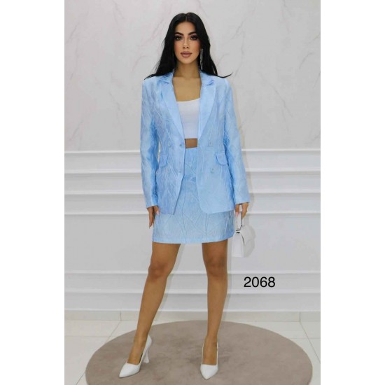 147455 bebe blue Skirt