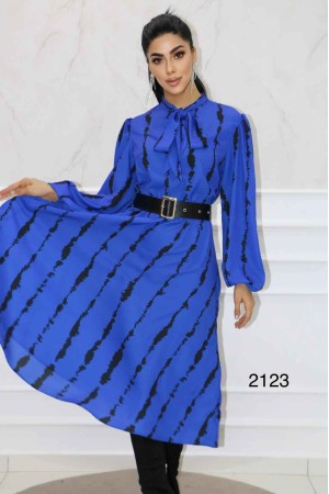 147457 TOPTAN SAKS ELBİSE