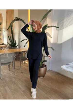 147613 TOPTAN SİYAH PANTOLON TAKIM