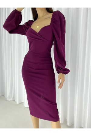 147993 TOPTAN MOR ELBİSE