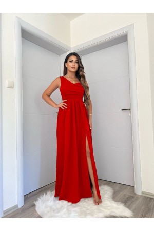 147997 TOPTAN KIRMIZI ELBİSE
