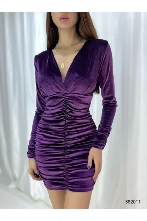 148006 TOPTAN MOR ELBİSE