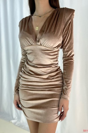 148038 TOPTAN VİZON ELBİSE