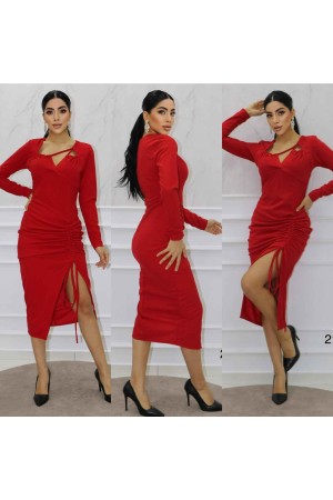 148388 red DRESS