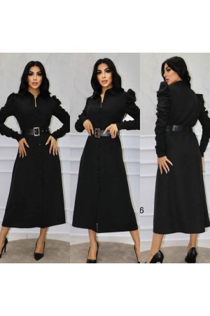 148400 TOPTAN SİYAH ELBİSE