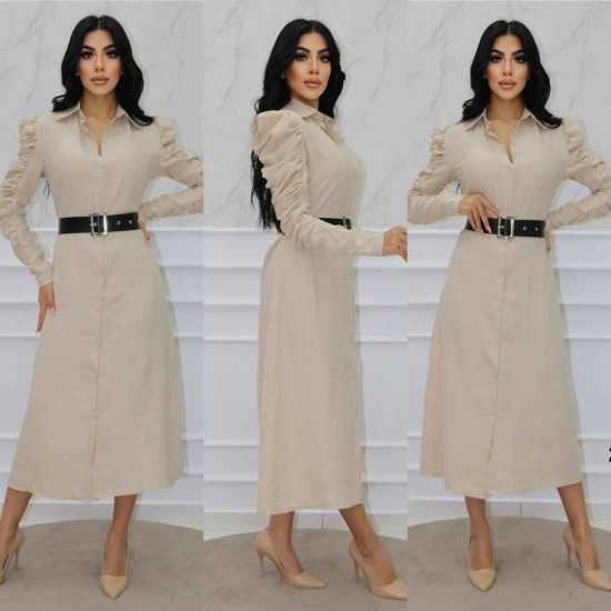 148402 beige DRESS