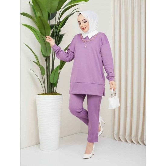 148744 lilac Pants suit