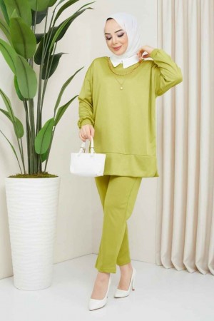 148745 PISTACHIO GREEN Pants suit