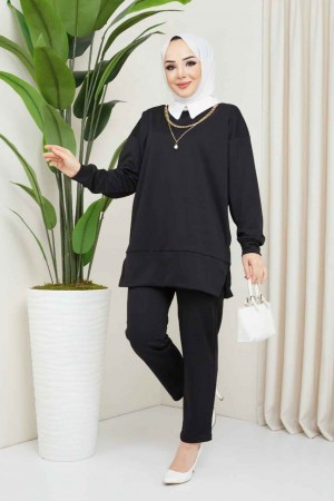 148747 black Pants suit