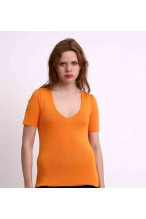 148961 TOPTAN TURUNCU BLUZ