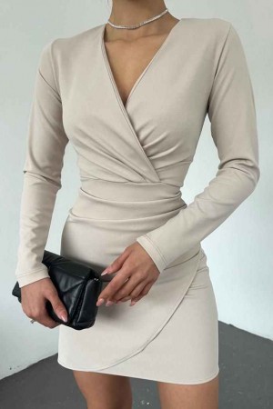 149201 TOPTAN BEJ ELBİSE