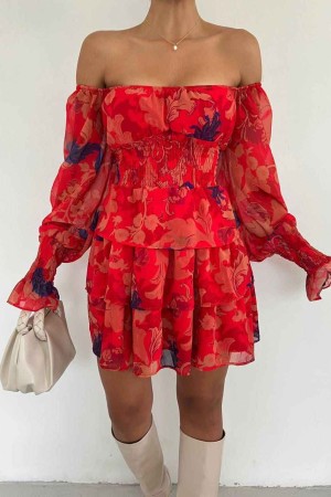 149206 patterned DRESS