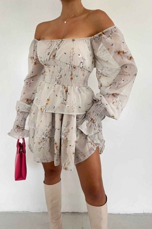 149207 patterned DRESS