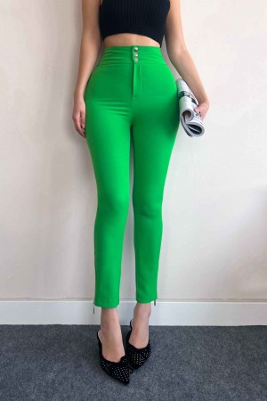 150319 TOPTAN YEŞİL PANTOLON