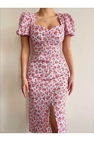 150323 TOPTAN DESENLİ ELBİSE