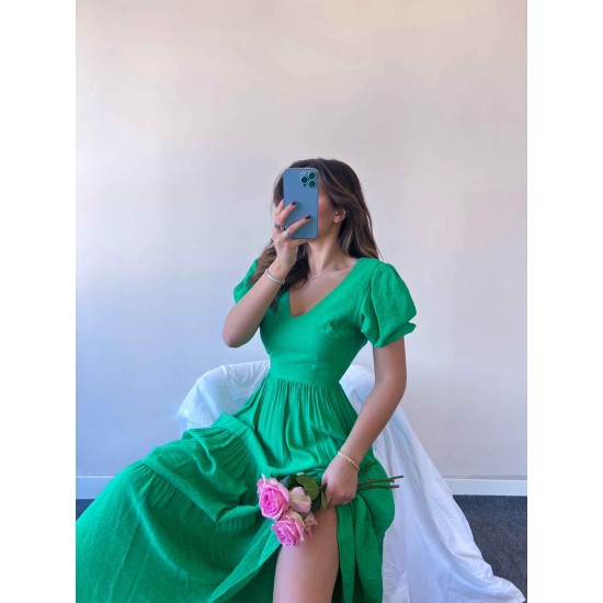 150335 GREEN DRESS