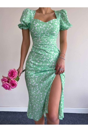 150343 TOPTAN DESENLİ ELBİSE