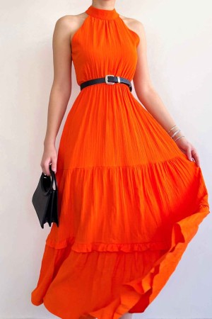 150352 orange DRESS