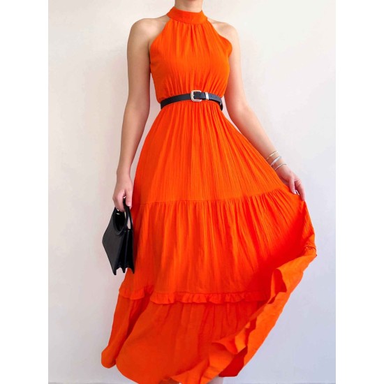 150352 orange DRESS