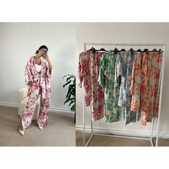 150535 orange Pants suit