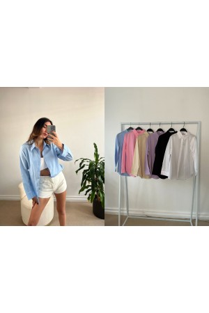 150547 TOPTAN SİYAH GÖMLEK