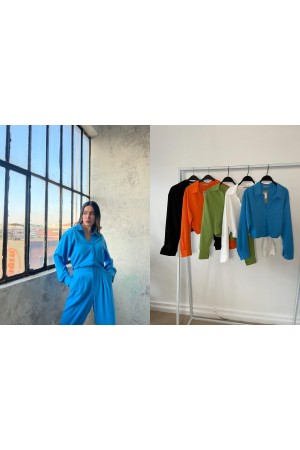 150553 TOPTAN MAVİ BLUZ