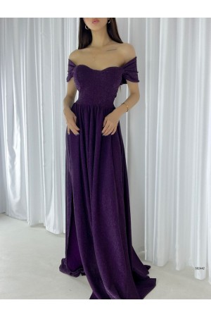 151594 TOPTAN MOR ELBİSE