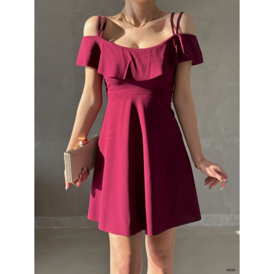 151923 TOPTAN MOR ELBİSE