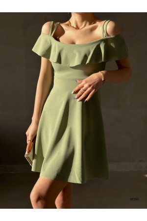 151924 TOPTAN HAKİ ELBİSE