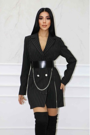 152063 TOPTAN SİYAH ELBİSE