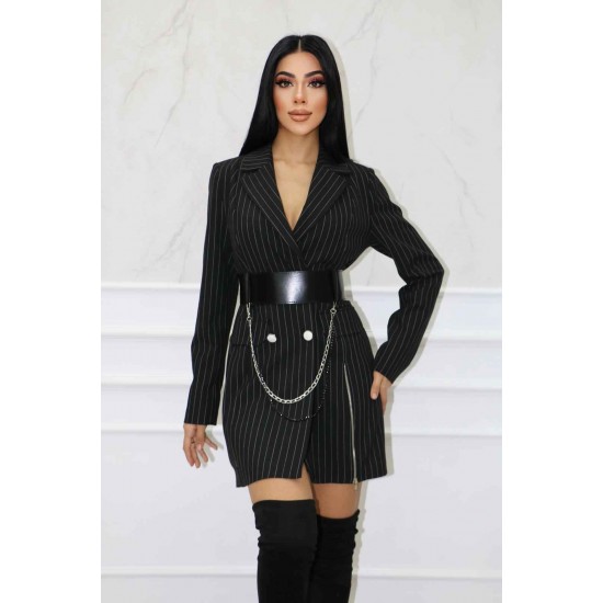 152063 TOPTAN SİYAH ELBİSE