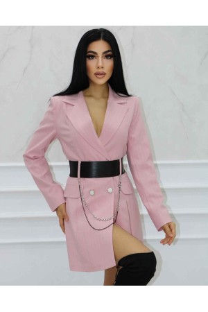 152066 TOPTAN PEMBE ELBİSE