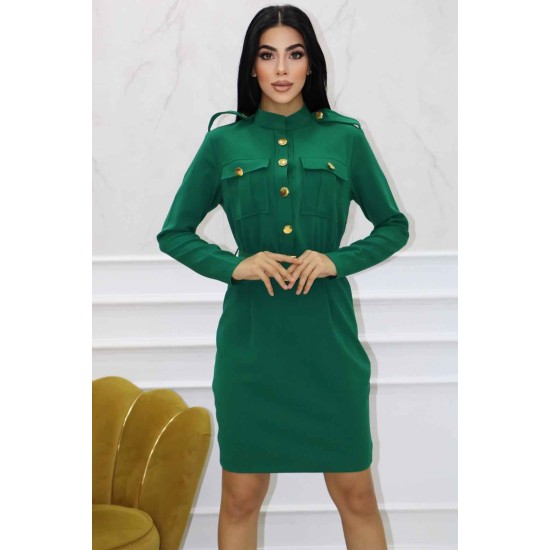 152069 GREEN DRESS
