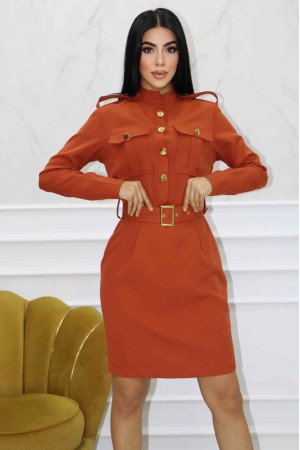 152070 TOPTAN KİREMİT ELBİSE