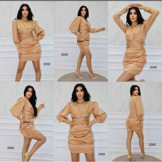 152071 camel DRESS