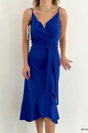 152158 TOPTAN SAKS ELBİSE