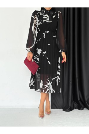 152457 TOPTAN DESENLİ ELBİSE